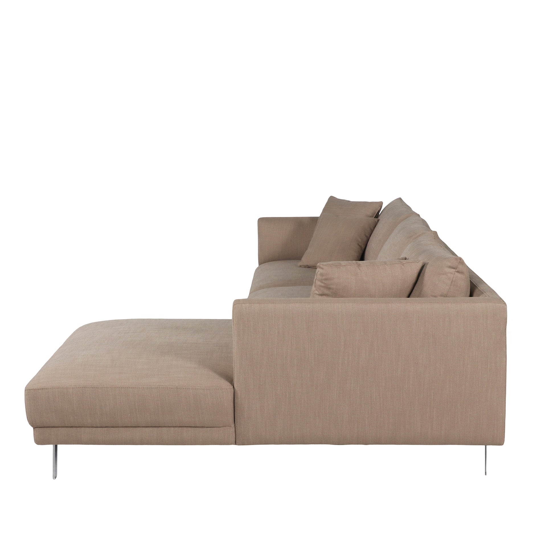 Capella II chaiselong sofa på ben højrevendt